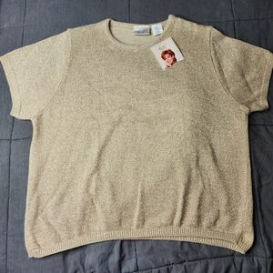 Kathie Lee Gold Shimmer Top